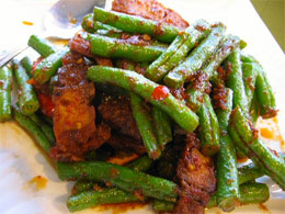Spicy Green Bean With Pork