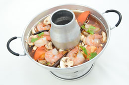 Pot Tom Yum with Shrimp